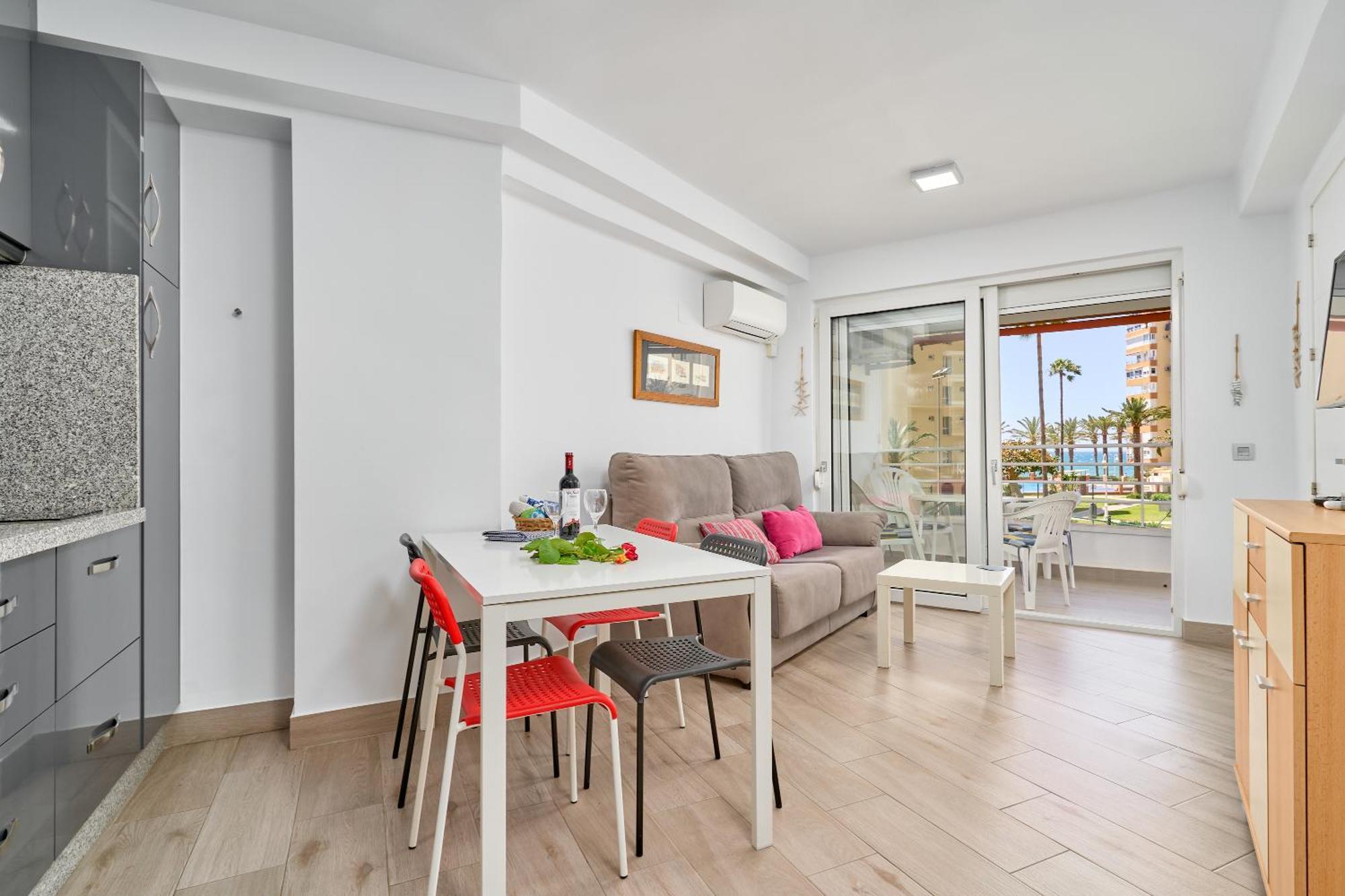 Apartamento Primera Linea Playa Algarrobo Costa Exterior foto